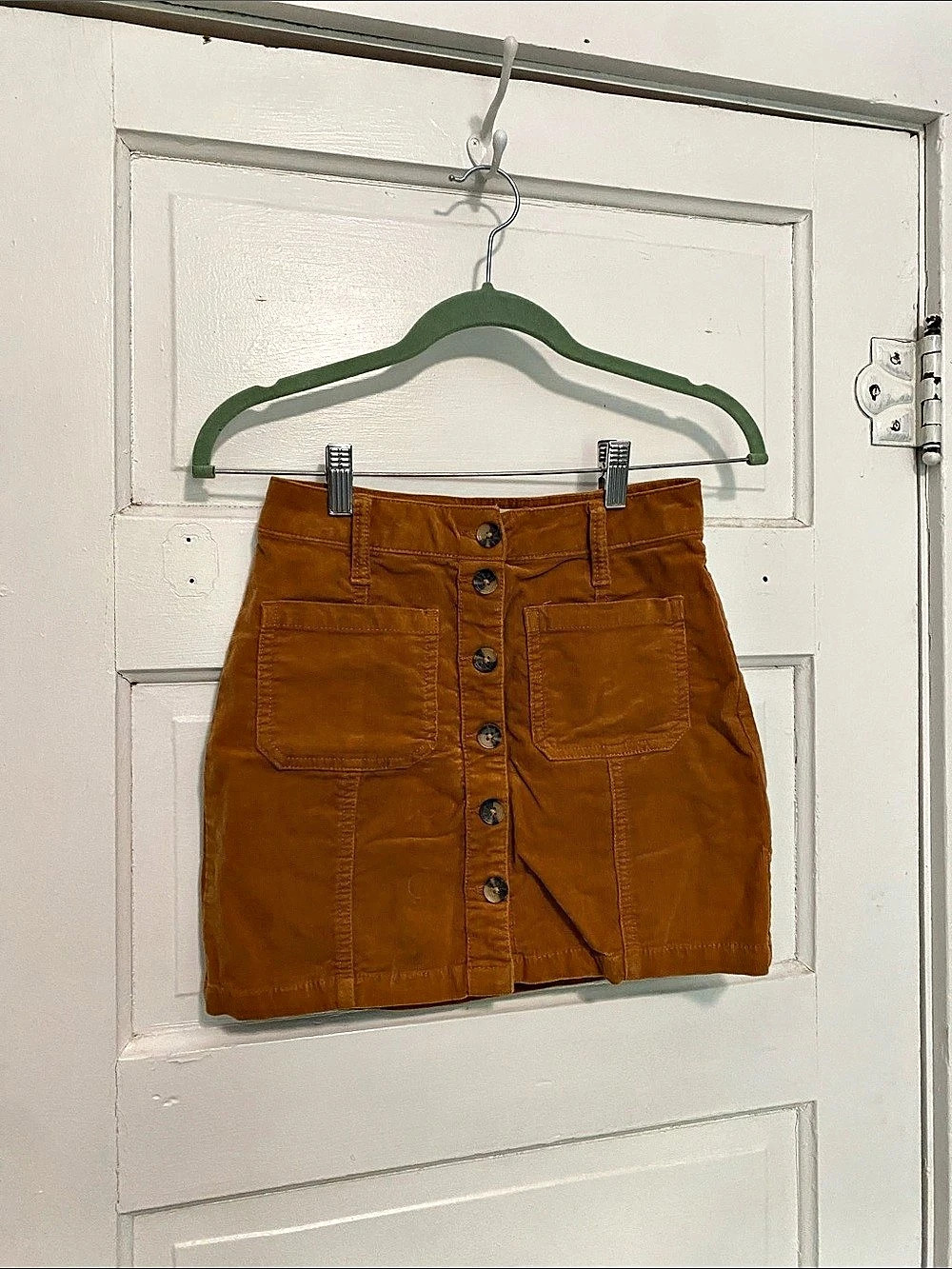 So Corduroy Mini Skirt in Brown Size Small Like New